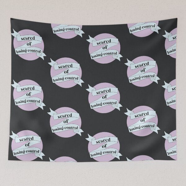 Item preview, Scared of Losing Control Pastel Ribbon designed and sold by Pink Ribbon.