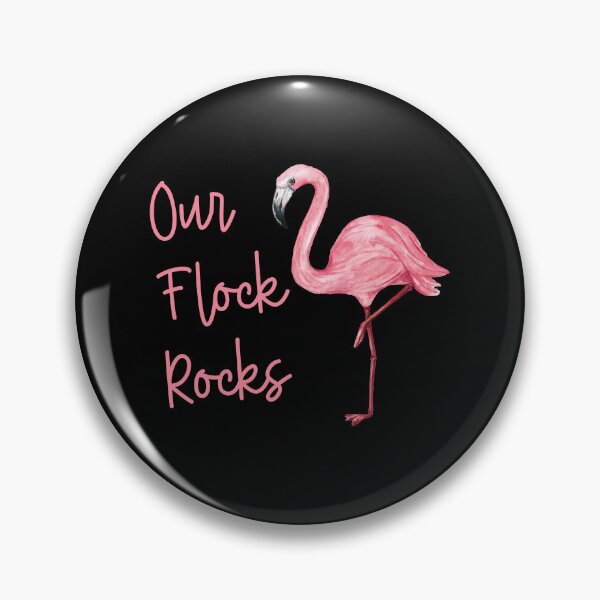 Artikelvorschau, Unser Flock Rocks Flamingo - Aquarell Flamingo entworfen und verkauft von YA-ART.