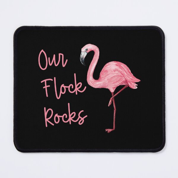 Artikelvorschau, Unser Flock Rocks Flamingo - Aquarell Flamingo entworfen und verkauft von YA-ART.