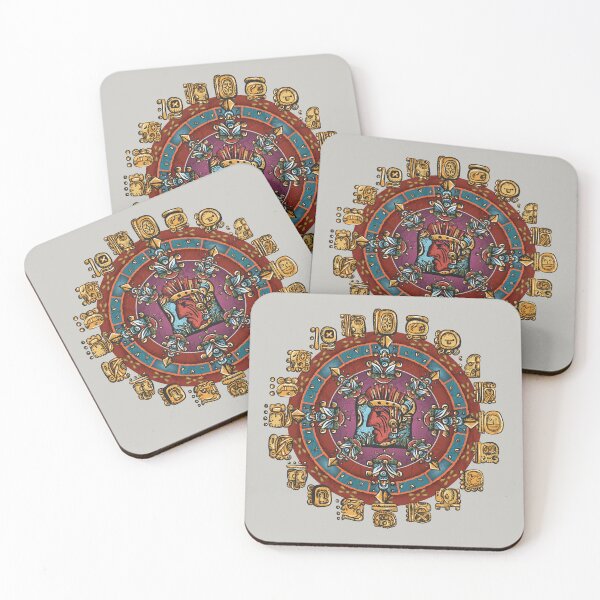 Item preview, Mayan Alphabet Hieroglyphs Mandala designed and sold by BigAl3D.