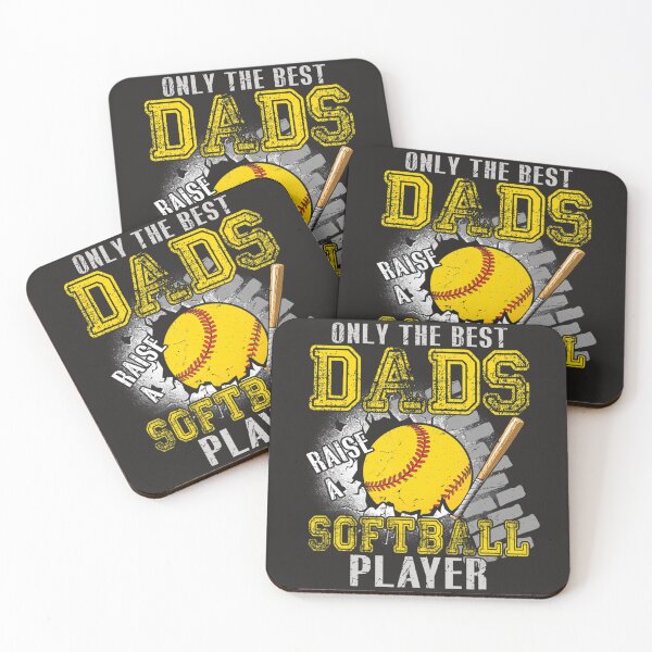 Item preview, Vintage The Best Dads Raise A Softball Player Father's Day designed and sold by fawsonpnhamme.