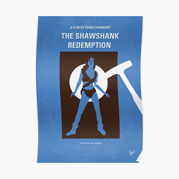 shawshank redemption posters redbubble redbubble