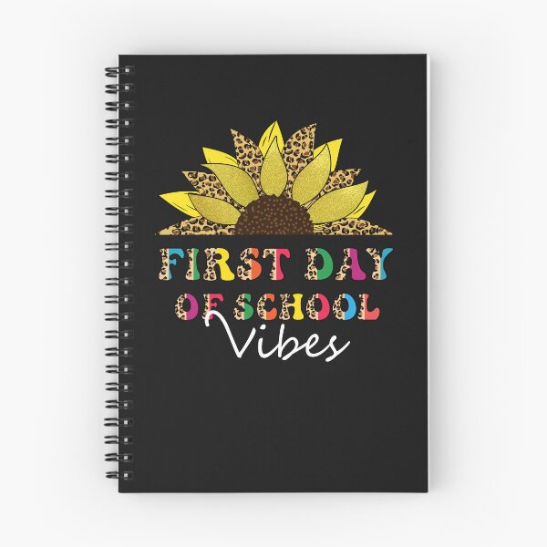 Item preview, fancy atheistic first day of school vibes with sunflower and leopard skin designed and sold by BeCoolArt.