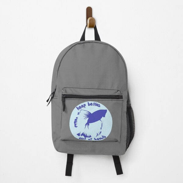 Item preview, Keep Bettas Out Of Bowls Blue Round Badge designed and sold by Pink Ribbon.