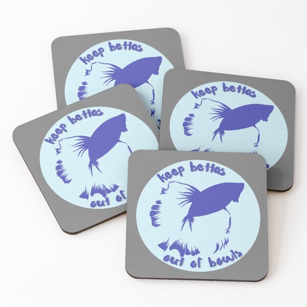 Item preview, Keep Bettas Out Of Bowls Blue Round Badge designed and sold by Pink Ribbon.