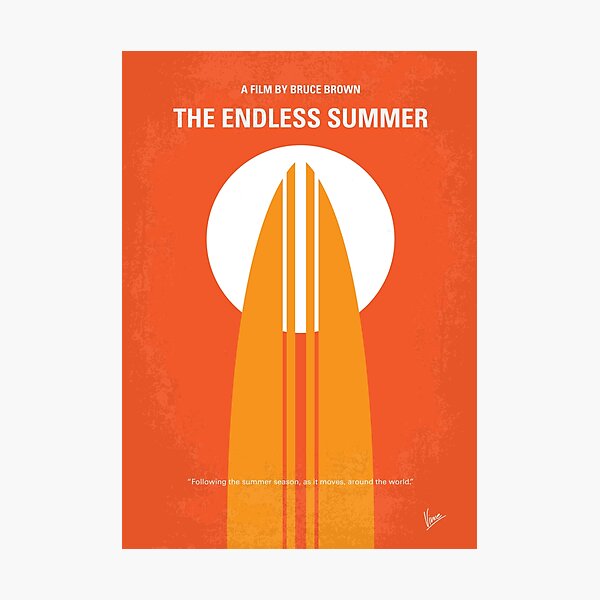 No274- The Endless Summer minimal movie poster Photographic Print