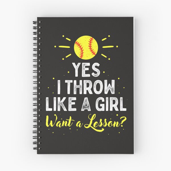 Item preview, Yes I Throw Like A Girl  Cool Pitchers Fun Softball designed and sold by fawsonpnhamme.