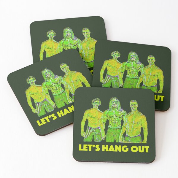 Item preview, LET'S HANG OUT (Dudes Lime Collection) designed and sold by LiverpoolStore.