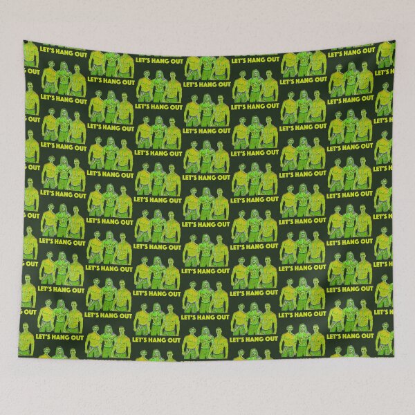 Item preview, LET'S HANG OUT (Dudes Lime Collection) designed and sold by LiverpoolStore.