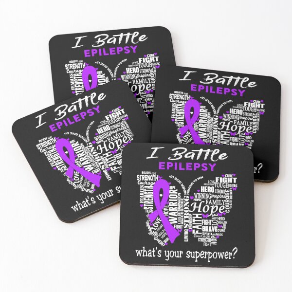 Item preview, Epilepsy Warrior - I Battle Epilepsy What is your Superpower? designed and sold by KirstybShop.
