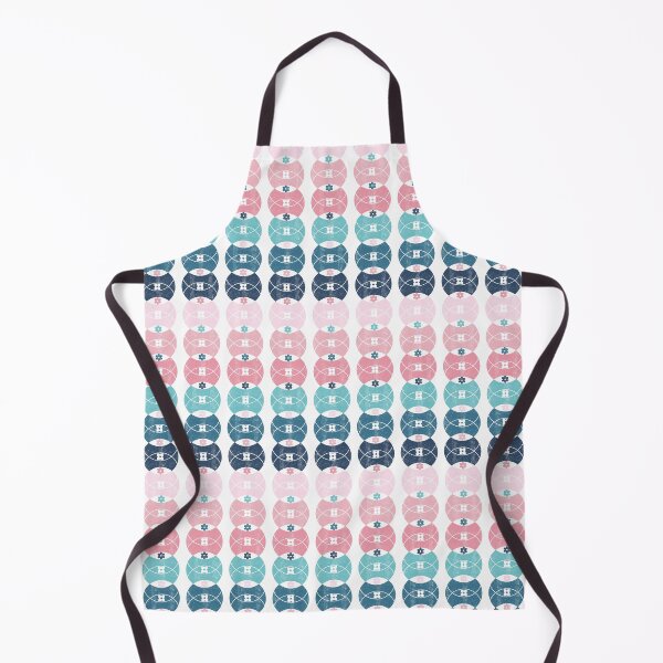 Item preview, Pink Blue Ombre Retro 70s Circle Flowers  designed and sold by WickedRefined - Nicole Demereckis.