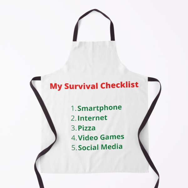 Item preview, Modern Survival Checklist Design designed and sold by OldDaysPast.