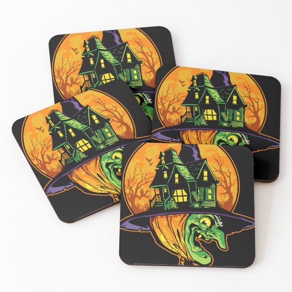 Item preview, Halloween Haunted House Witch designed and sold by ctkrstudio.