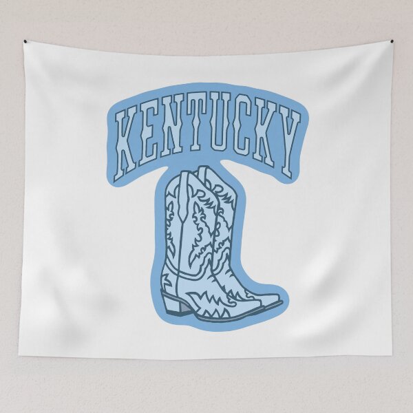 Item preview, University of Kentucky blue cowboy boots  designed and sold by missavaw.