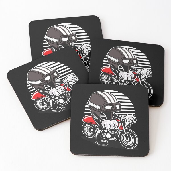 Item preview, Caferacer Helmet Biker Lover Gift Idea designed and sold by Sunnyhova.