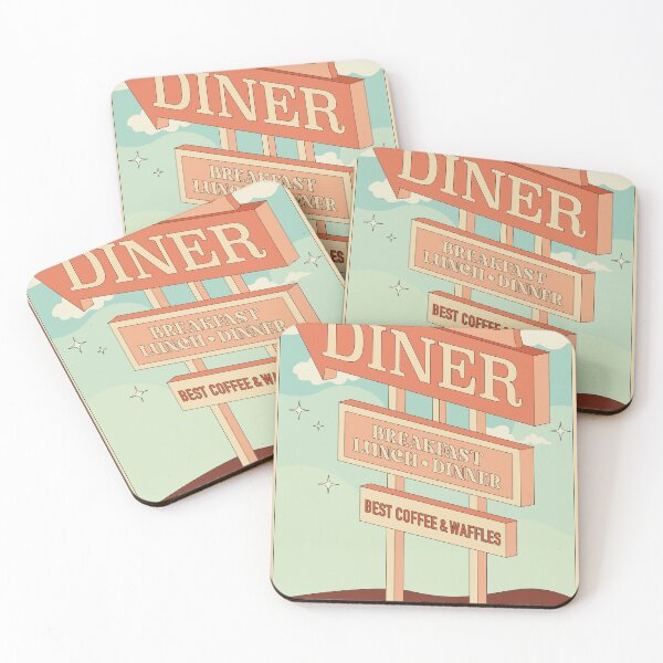 Item preview, Vintage Diner Poster designed and sold by jacquehenderson.