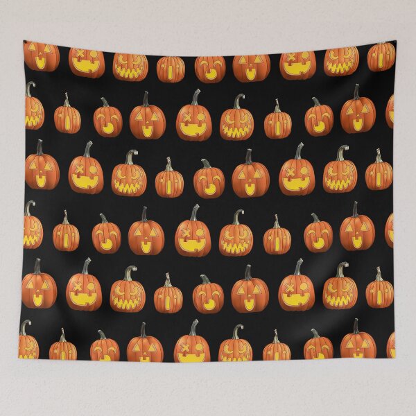 Item preview, Five Jack 'O Lanterns (Black) designed and sold by Zia Frazier.