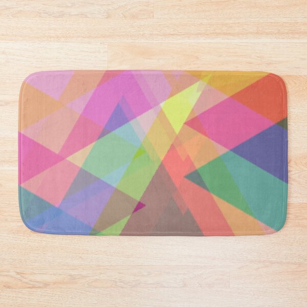 Item preview, Abstract geometric multicolor triangles designed and sold by cutecrazytshirt.