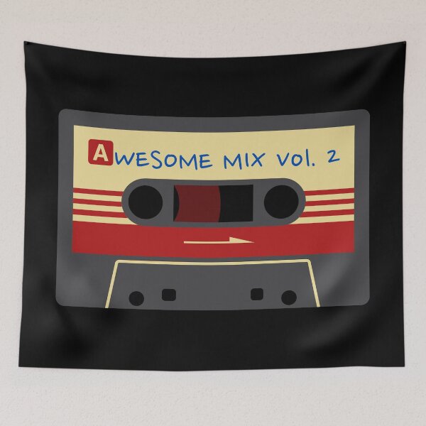 Item preview, Awesome Mix Volume 2 Cassette Retro designed and sold by NoSpecialShop.
