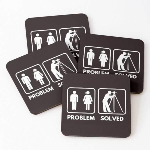 Item preview, Geomatics Problem Solved, Funny Geomatic Engineering, Engineer designed and sold by Aerial Addicts.