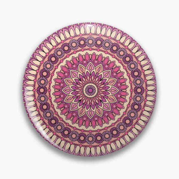 Item preview, Mandala Inspired Design in Colors #11 designed and sold by ZenDrawings.