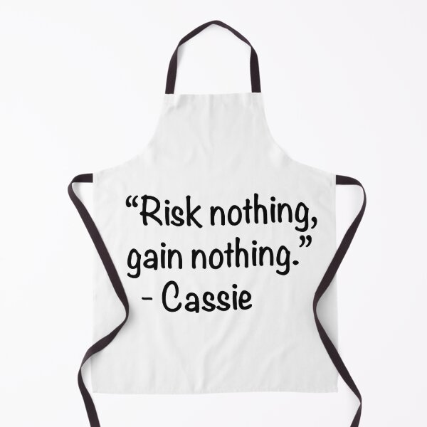 Item preview, Risk Nothing, Gain Nothing- Cassie Quote Purple Hearts Movie  designed and sold by NflixArt.