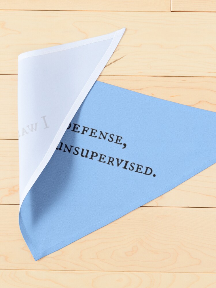 Alternate view of In My Defense... Pet Bandana