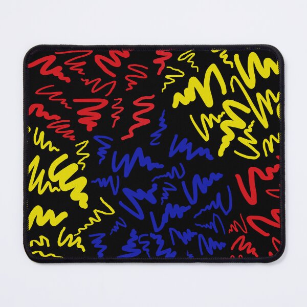 Item preview, Tricolor Squiggles designed and sold by ArtByLM.