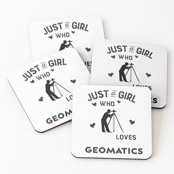 Item preview, Just A Girl Who Loves Geomatics, Funny Geomatic Engineering, Engineer designed and sold by Aerial Addicts.