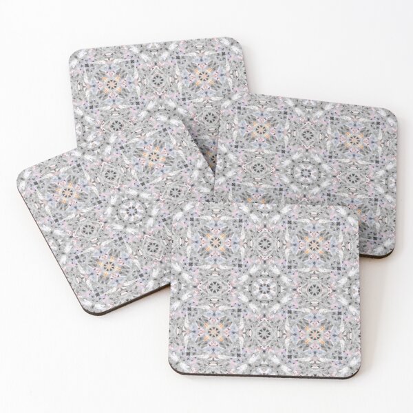 Item preview, Soft Baby Pink, Spring Grey and Summer Peach Geometric Pattern designed and sold by PatternPerfect.