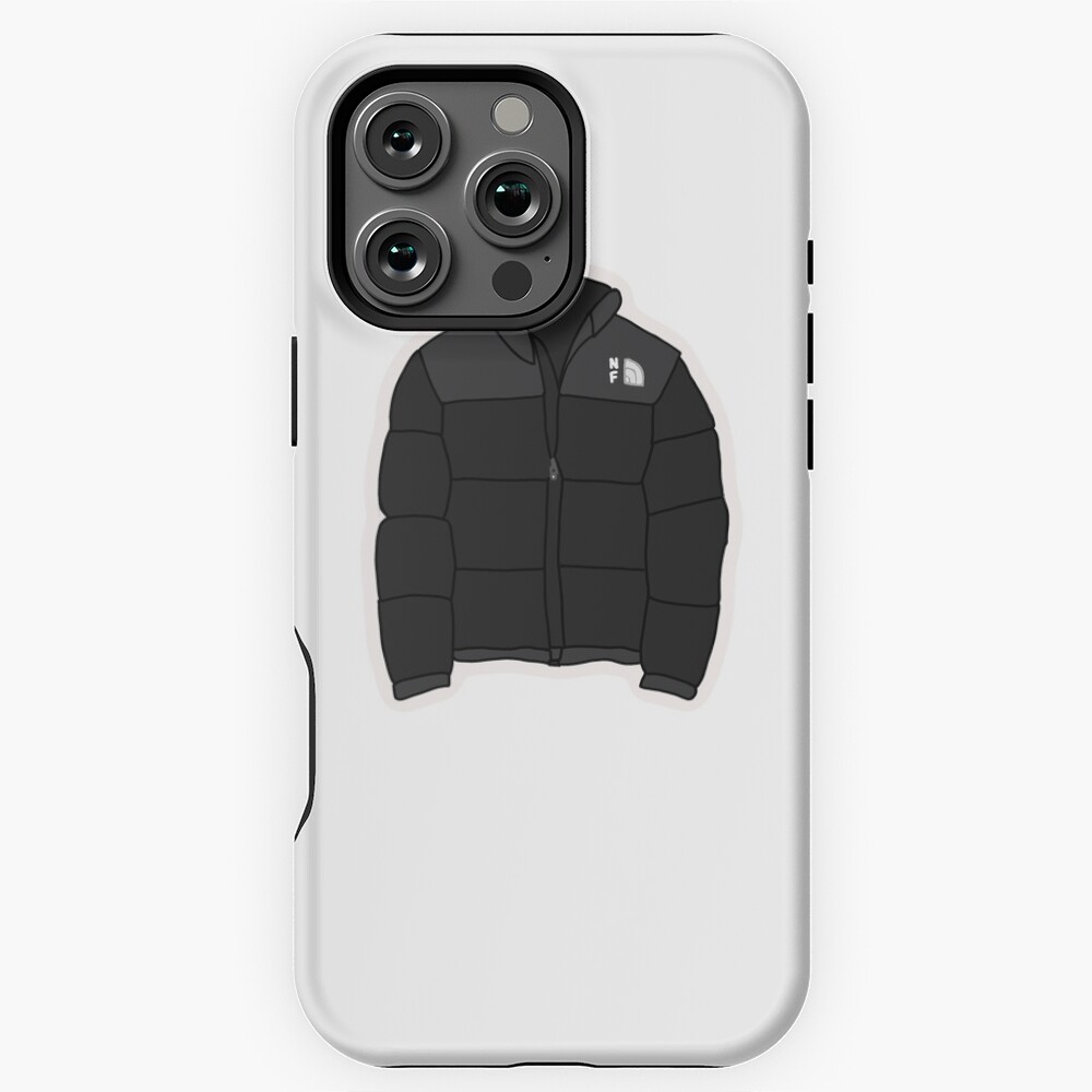 Coque iPhone for Sale avec l'œuvre « Doudoune North Face » de l