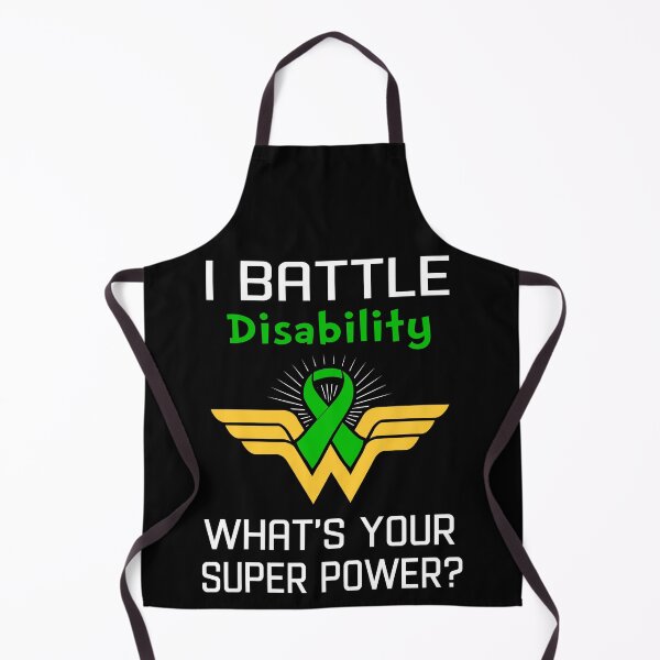 Item preview, I Battle Disability What's Your Super Power Support Disability Warrior Gifts designed and sold by Sabfit.