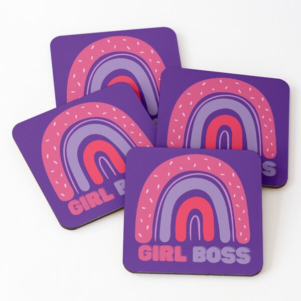 Item preview, Girl Boss| Purple Rainbow | Red Rainbow designed and sold by SpeakLifeHQ.