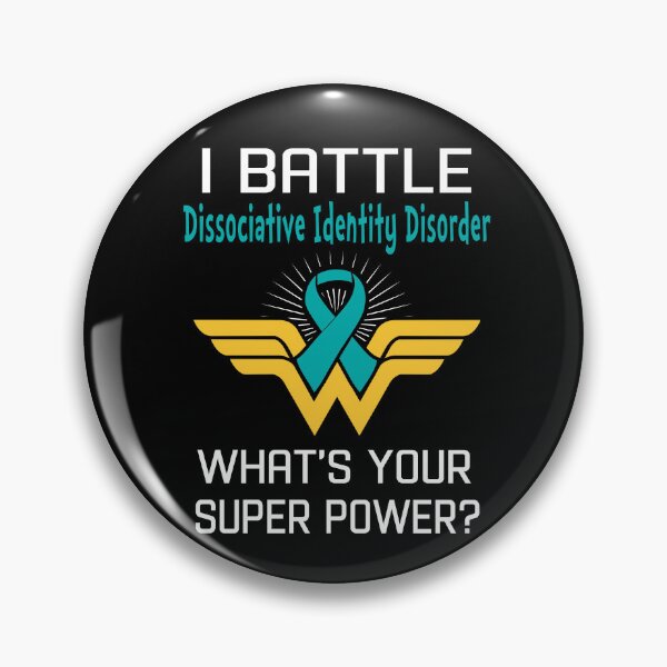 Item preview, I Battle Dissociative Identity Disorder What's Your Super Power Support Dissociative Identity Disorder Warrior Gifts  designed and sold by Sabfit.