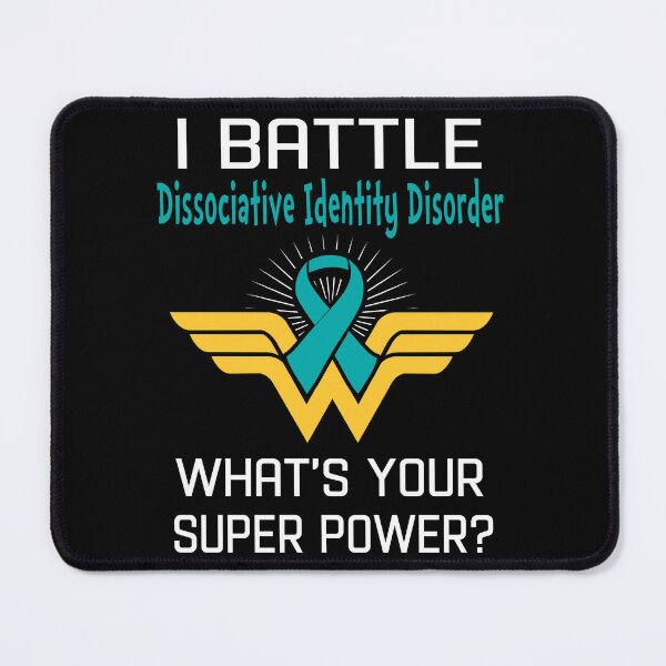 Item preview, I Battle Dissociative Identity Disorder What's Your Super Power Support Dissociative Identity Disorder Warrior Gifts designed and sold by Sabfit.