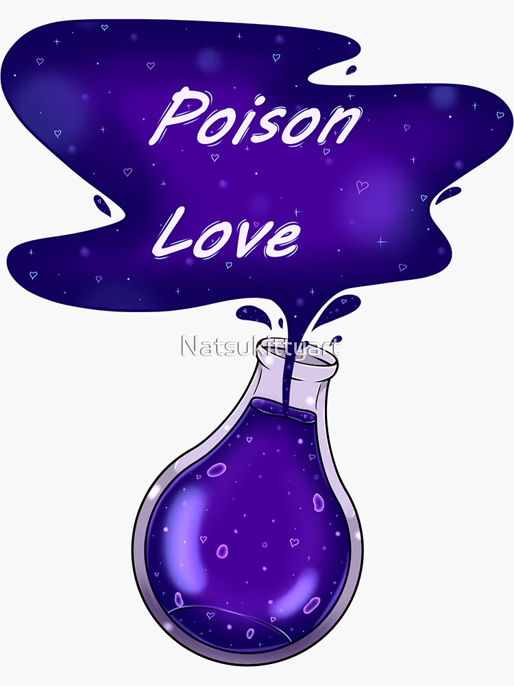 "love potion bottle" Sticker for Sale by Natsukittyart Redbubble