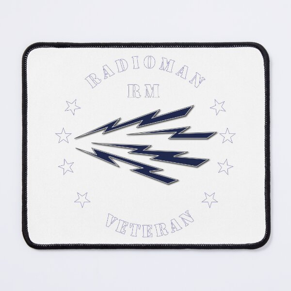 Item preview, Navy - Radioman - RM - Veteran wo Bkgnd - White designed and sold by Military Insignia Products.