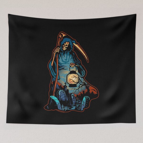 Item preview, Grim Reaper Graveyard Scene designed and sold by ctkrstudio.