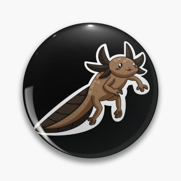 Item preview, Brown (Wild) Axolotl designed and sold by GoldfinchDraws.