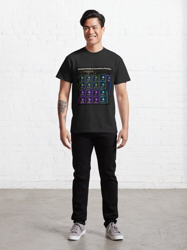 Alternate view of Standard Model Of Elementary Particles #Quarks #Leptons #GaugeBosons #ScalarBosons Bosons Classic T-Shirt