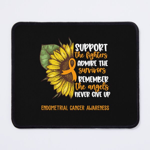 Item preview, Endometrial Cancer Awareness - Support the Fighters Admire the Survivors Remember the Angels Never Give Up designed and sold by whlrcheryl.
