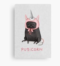 Lienzo metálico Pugicornio
