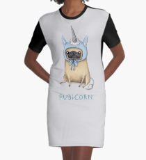Pugicorn - Rehkitz T-Shirt Kleid