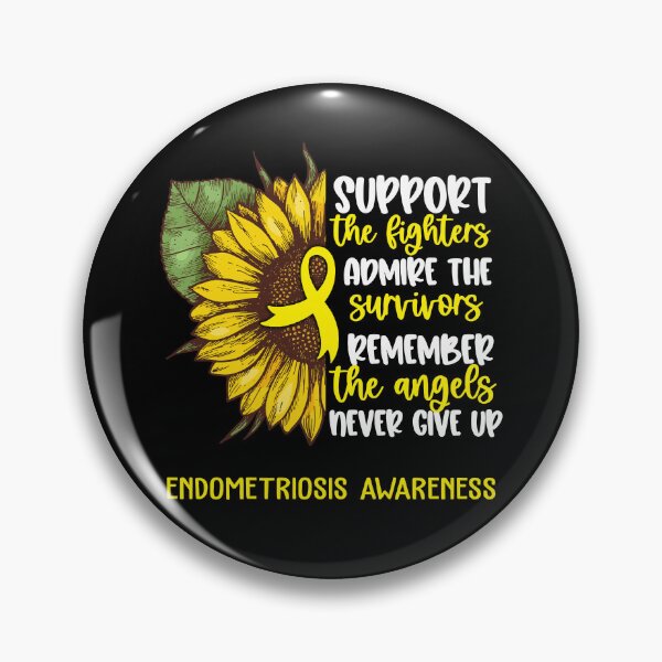 Item preview, Endometriosis Awareness - Support the Fighters Admire the Survivors Remember the Angels Never Give Up designed and sold by whlrcheryl.