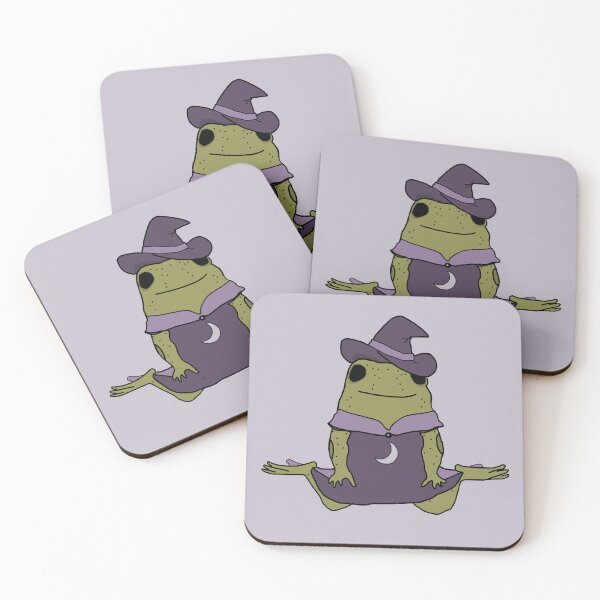 Item preview, witchy frog designed and sold by etherealvibes.