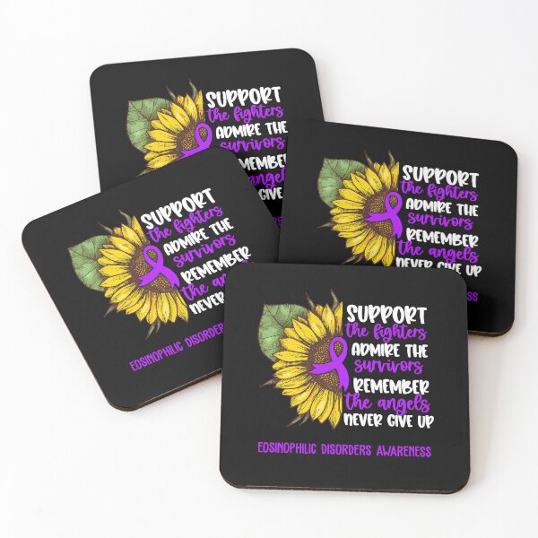 Item preview, Eosinophilic Disorders Awareness - Support the Fighters Admire the Survivors Remember the Angels Never Give Up designed and sold by whlrcheryl.