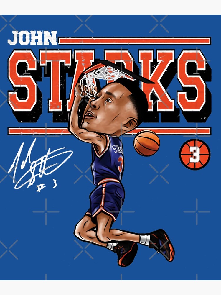 &ldquo;John Starks Cartoon&rdquo; Poster for Sale by richardreesep | Redbubble