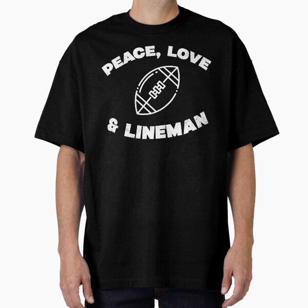 Football Lineman T-shirt Oversized T-Shirt
