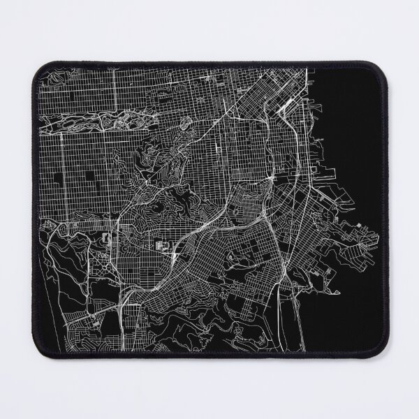 Item preview, San Francisco Black Map designed and sold by multiplicitymap.