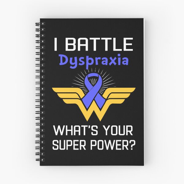 Item preview, I Battle Dyspraxia What's Your Super Power Support Dyspraxia Warrior Gifts  designed and sold by Sabfit.